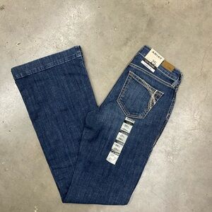 Ariat Women's Dark Blue High Rise Slim Trouser Jeans